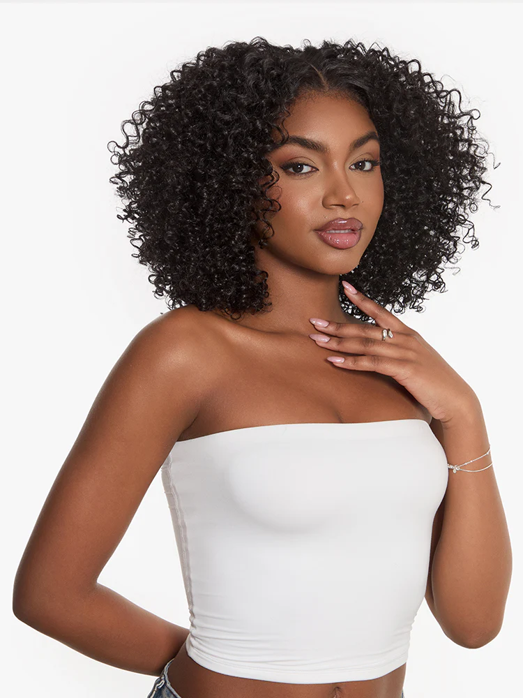 [Blend] Ophirawig Veralux? Blend 12'' Jerry Curly Glueless Wear & Go Wig 13��6 Frontal Lace