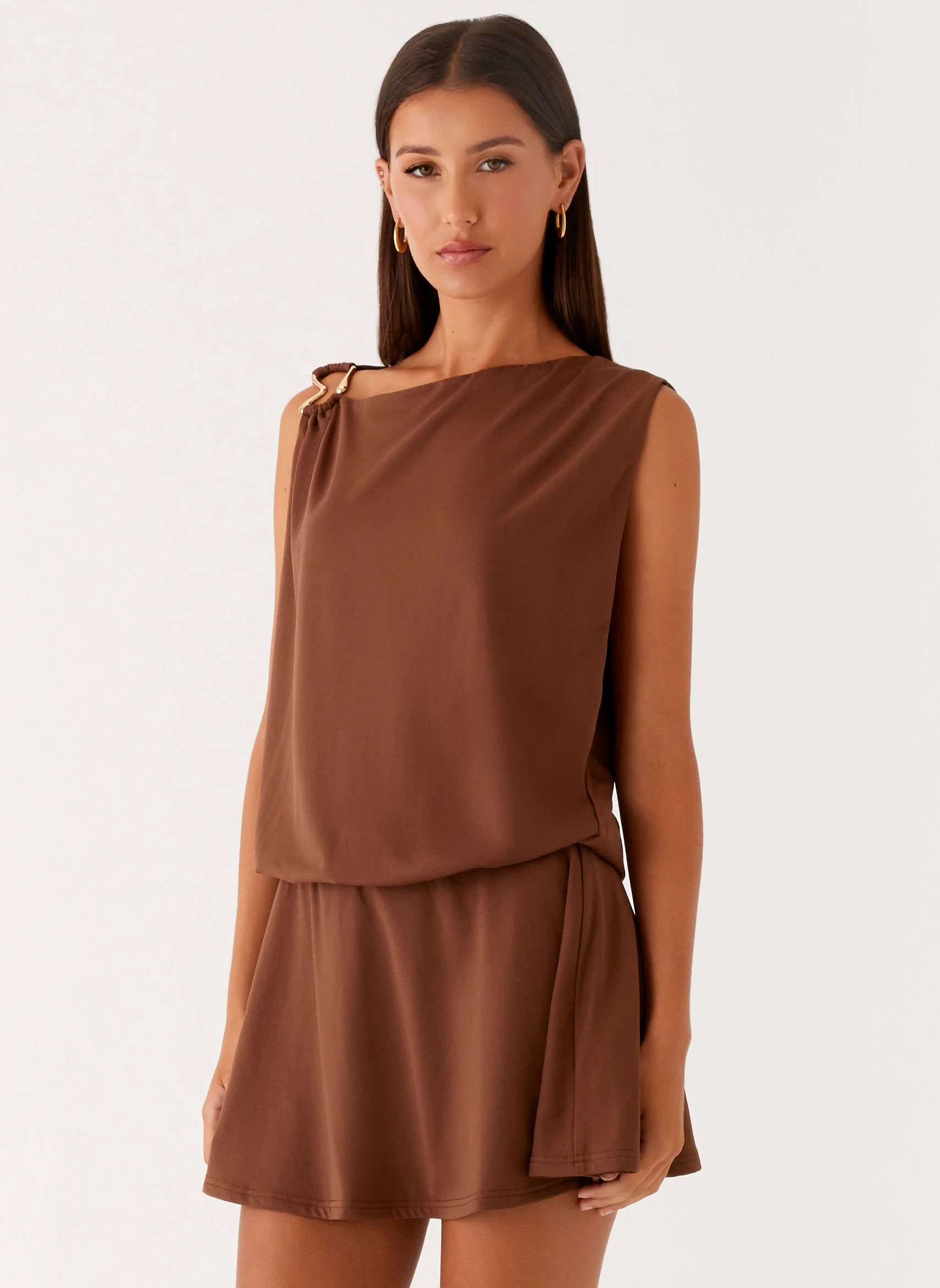 Ala Mini Dress - Chocolate