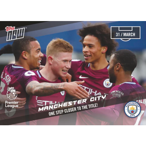 Manchester City PL TOPPS NOW® Card 143 - Print Run: 23