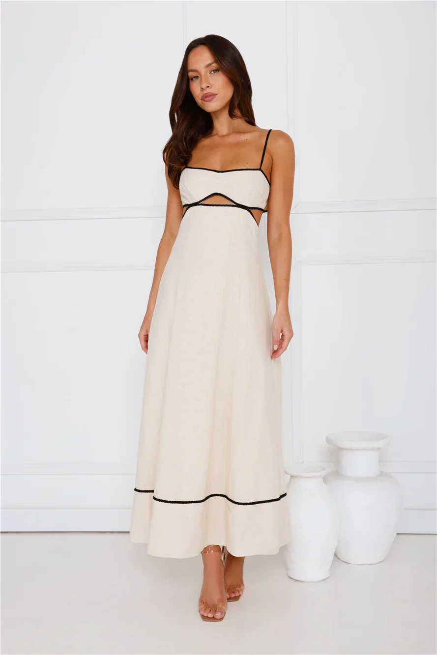 Island Dreamer Maxi Dress Cream