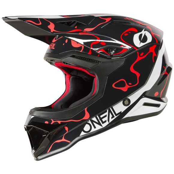 Cross O'Neal 1SRS - Splash 2025 - Black / Red helmetRef: OL2188