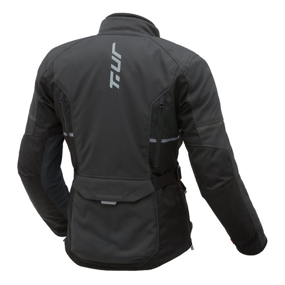 Motorcycle Jacket T.UR LAPLAND HYDROSCUD® LADY - Black / GrayRef: TUR0078