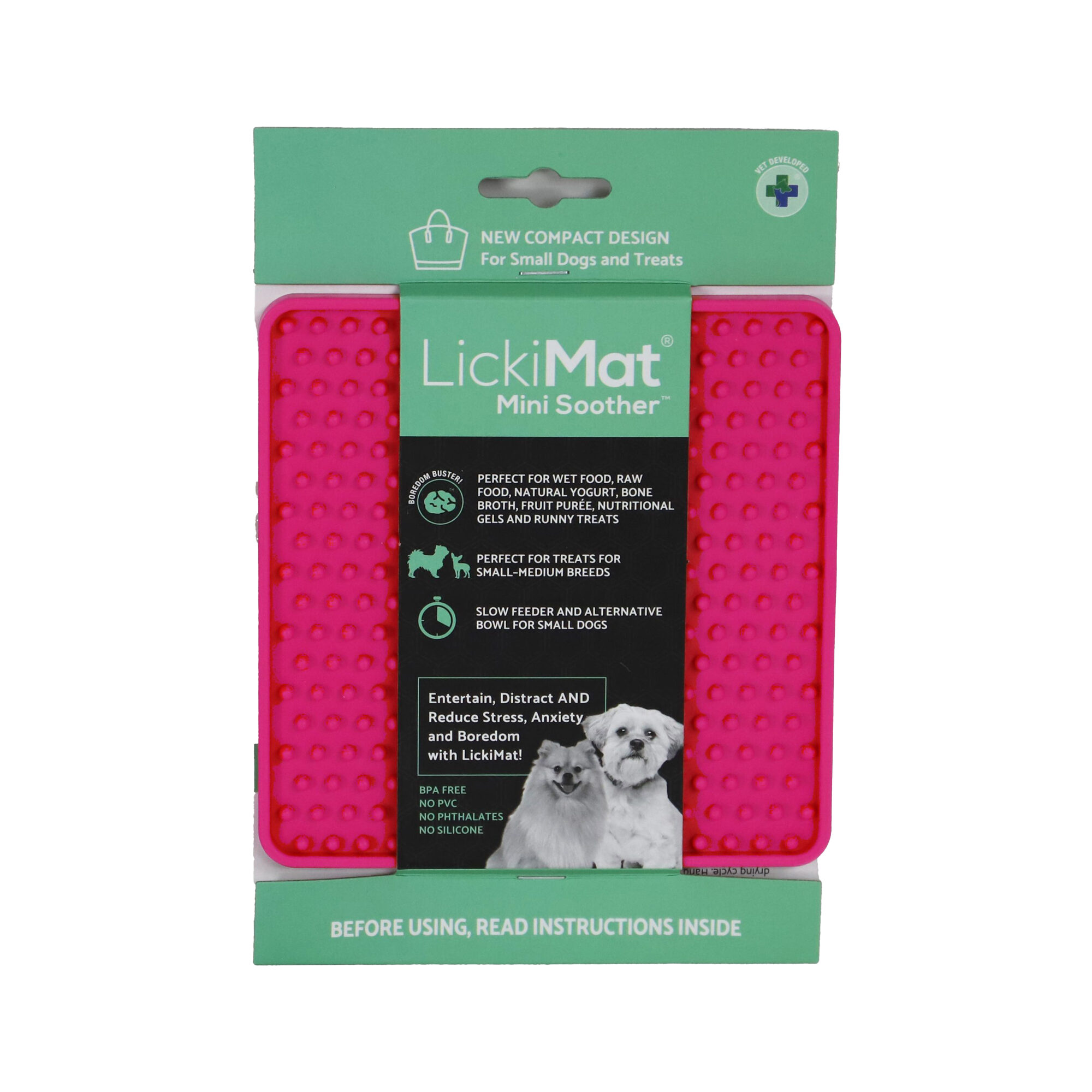 LickiMat Mini Soother - Pink