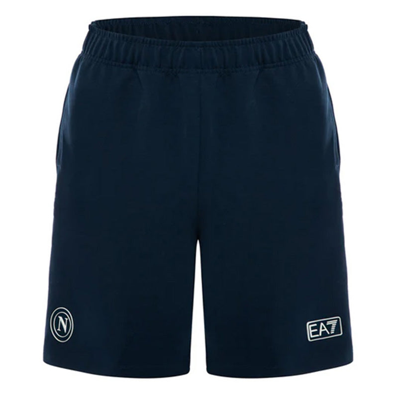 SSC Napoli Blue Interlock Bermuda Shorts 2025/2026