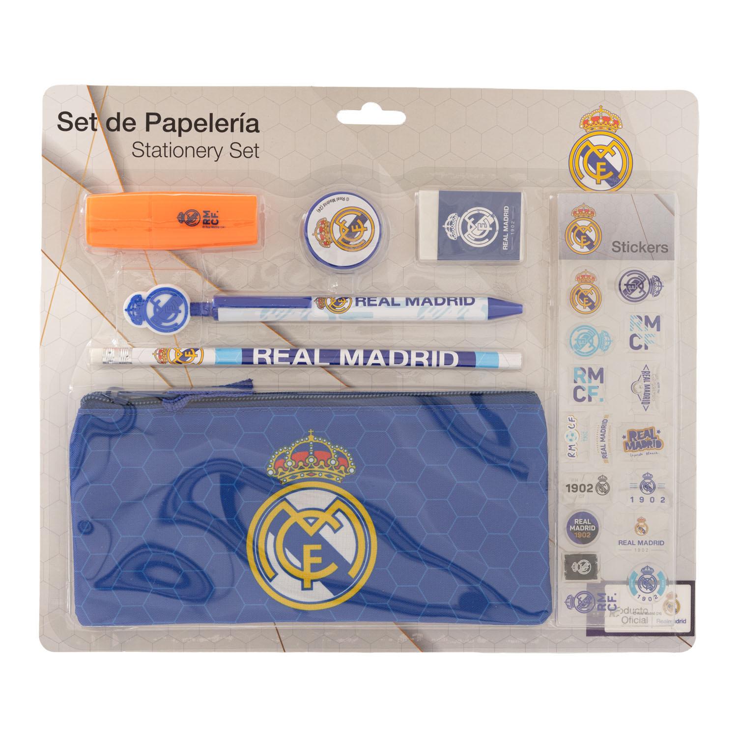 Stationery Set With Stickers Real Madrid