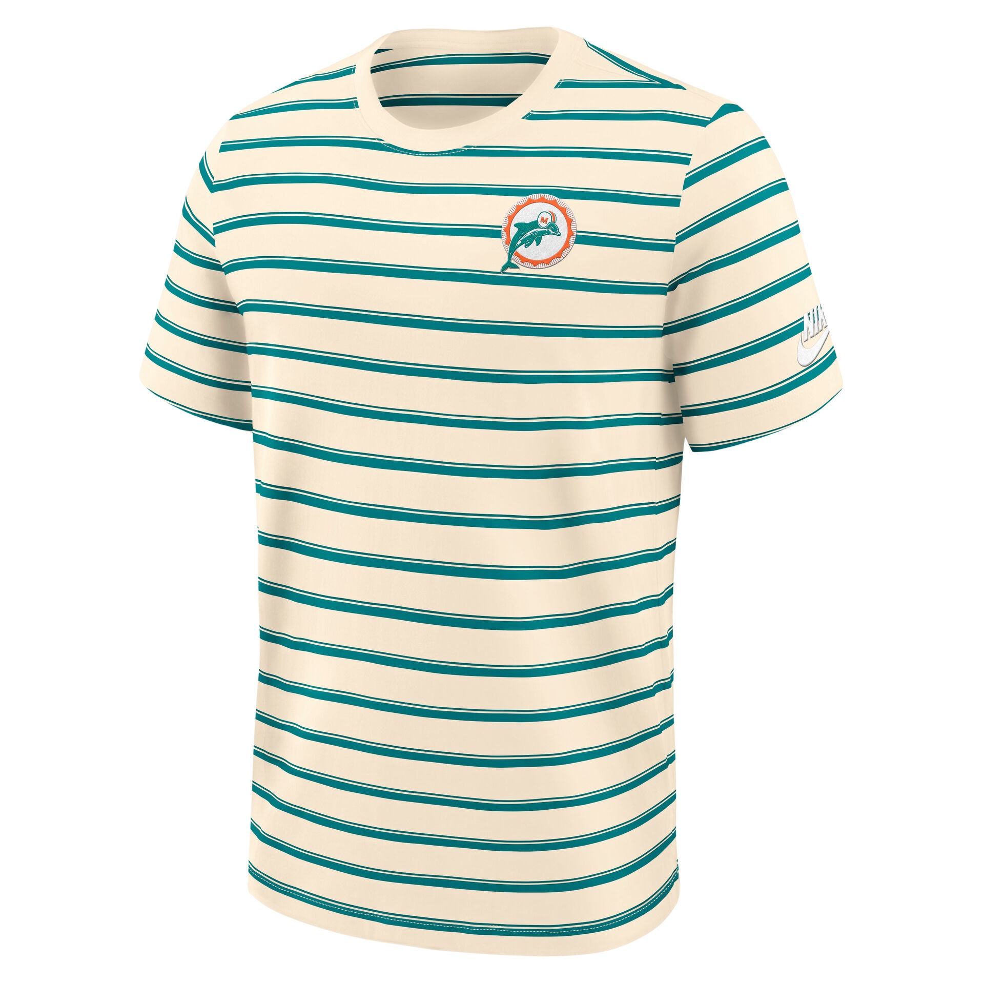 Miami Dolphins Rewind Striped Club NFL T-Shirt