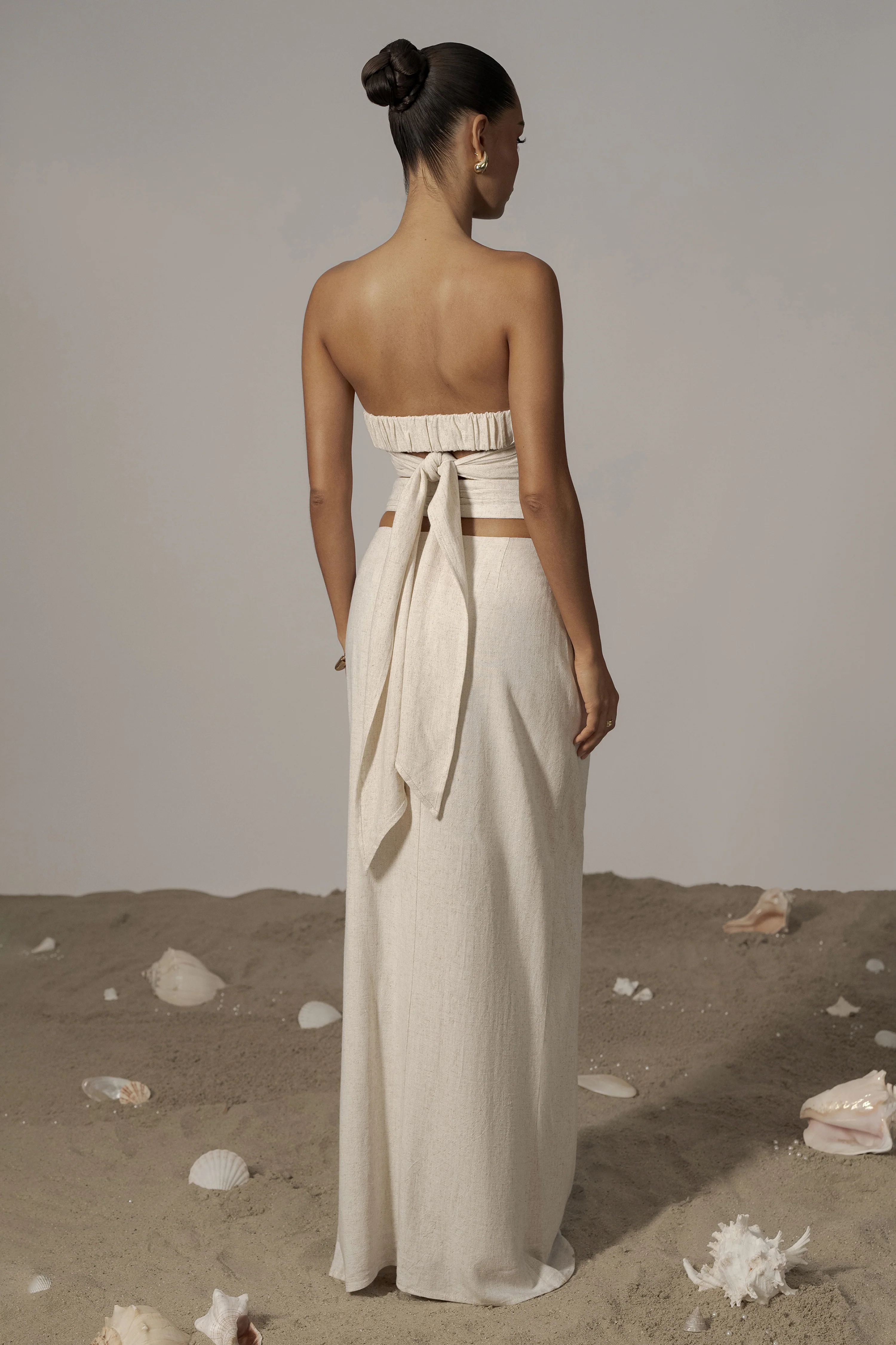 Natural Dreamland Linen Skirt