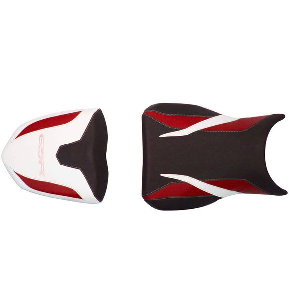 Bagster black deco red seat coverRef: 2232D