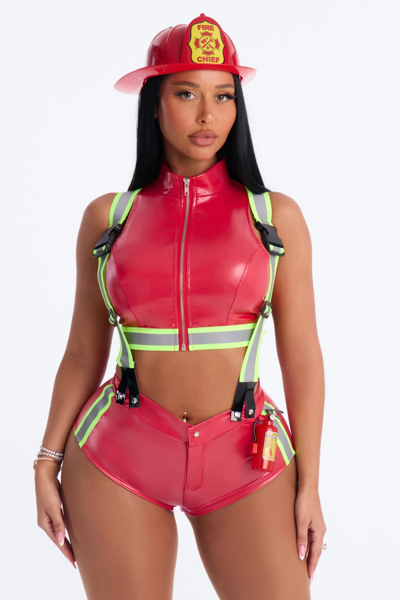 Inferno's Desire 5 Piece Costume Set - Red