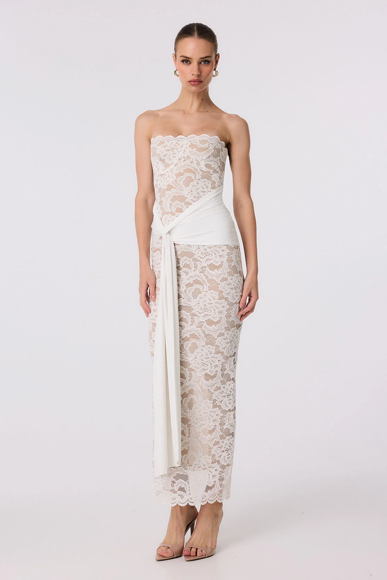 Ever After Strapless Midi