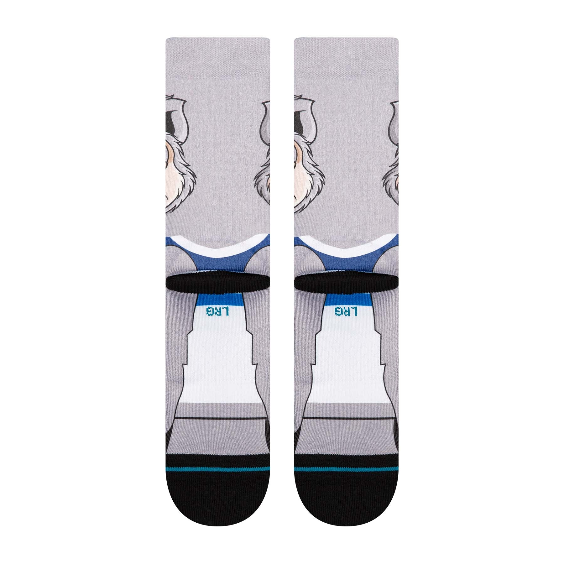 Minnesota Timberwolves Mascot Stance NBA Crew Socken