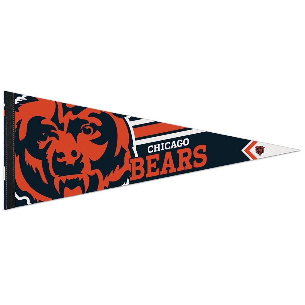 Chicago Bears Big Logo Premium Football NFL Pennant