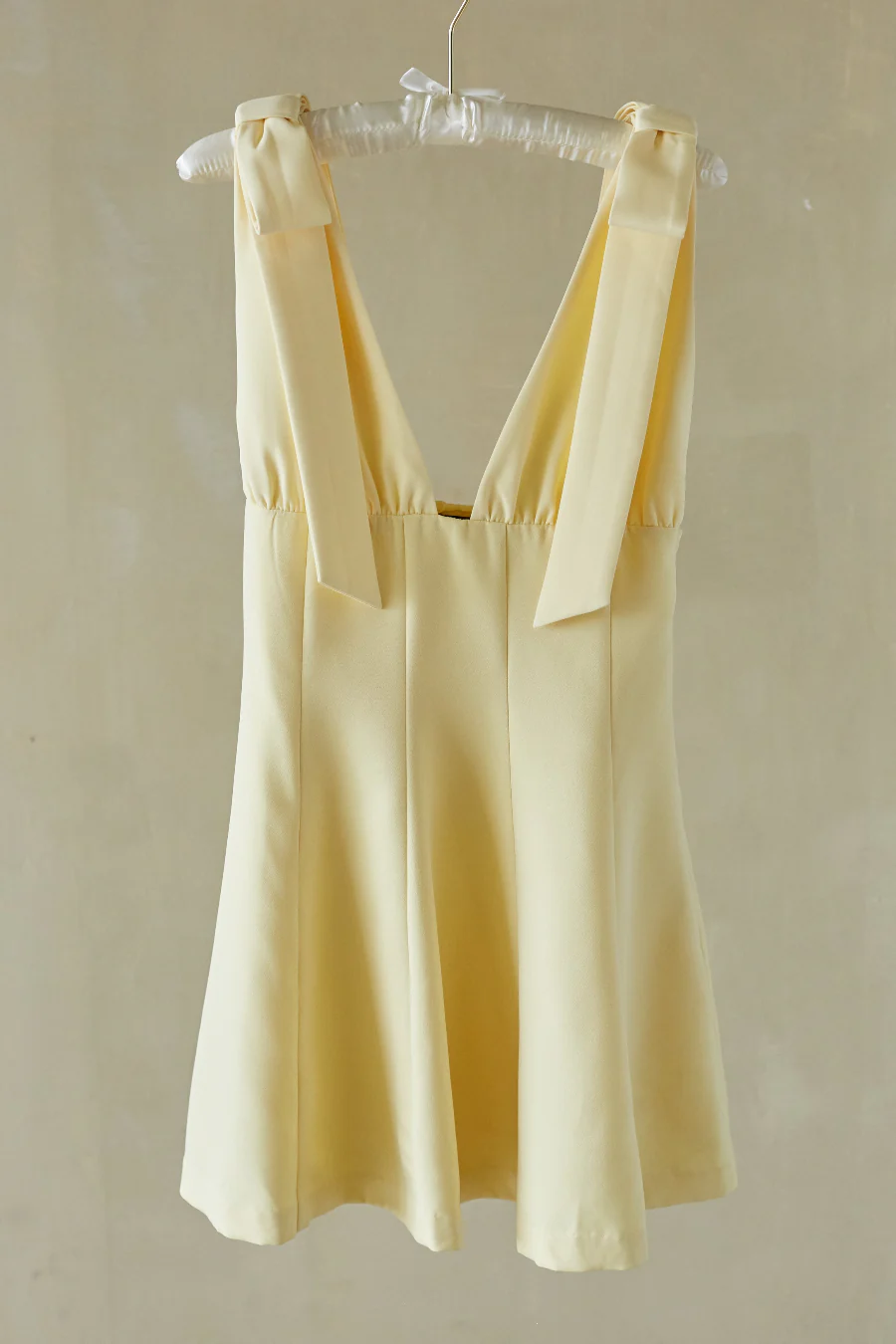 Chandra Bow Tie Mini Dress