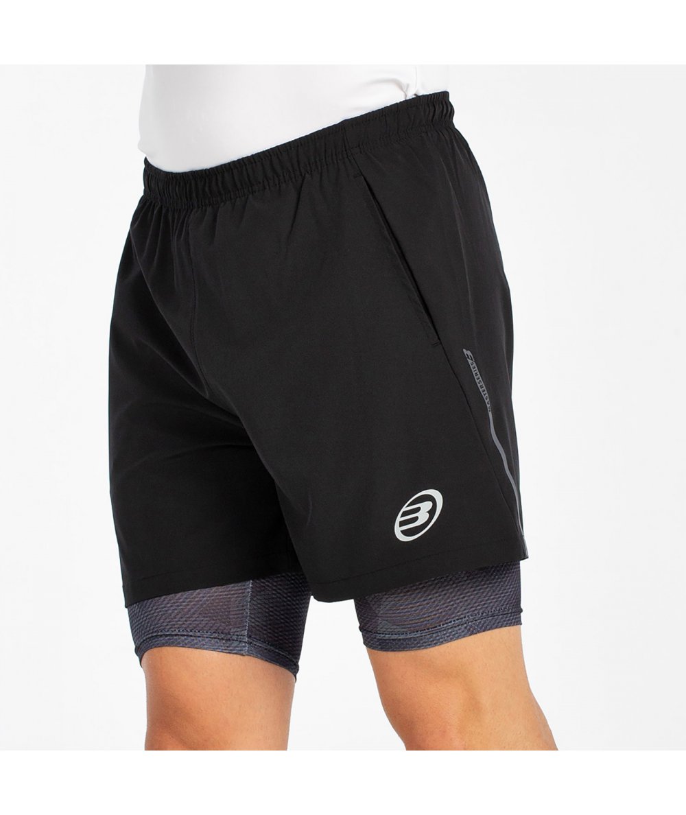 SHORT BULLPADEL MANZAN BLACK
