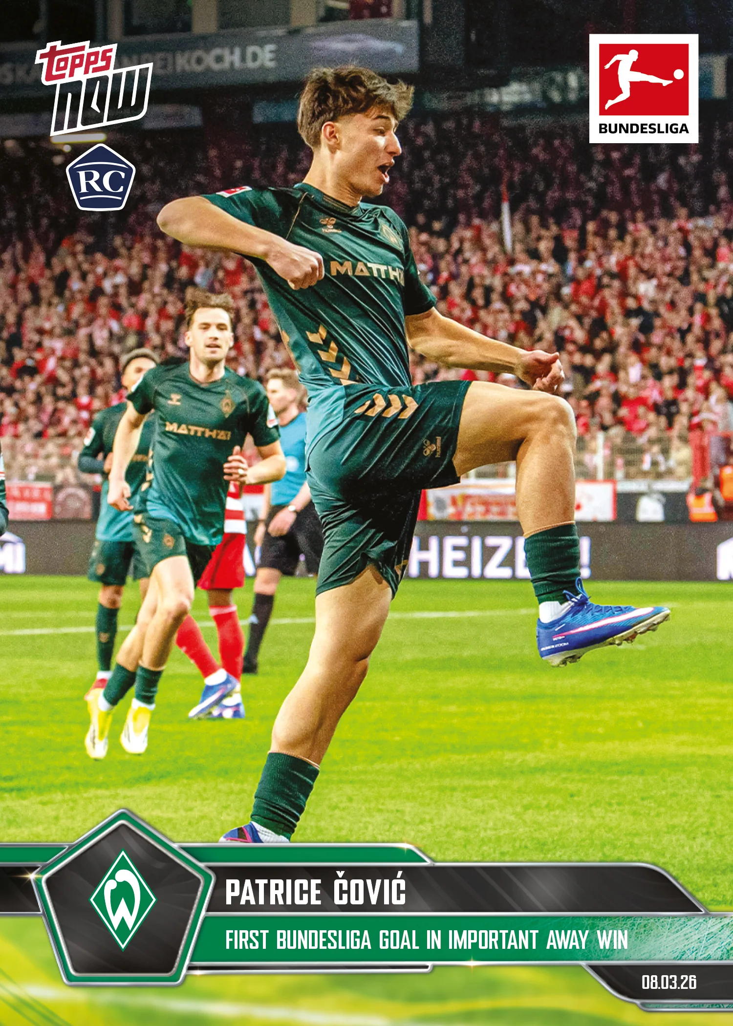 Patrice Čović- 2025-26 Bundesliga Topps NOW® - Card 145