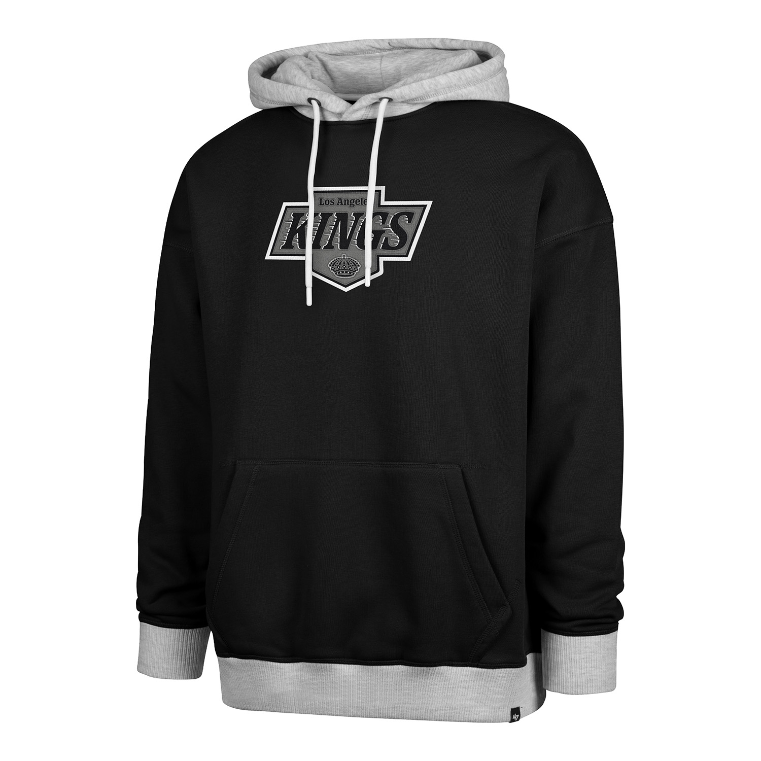 Los Angeles Kings Patch '47 Drop Shoulder NHL Hoodie Black