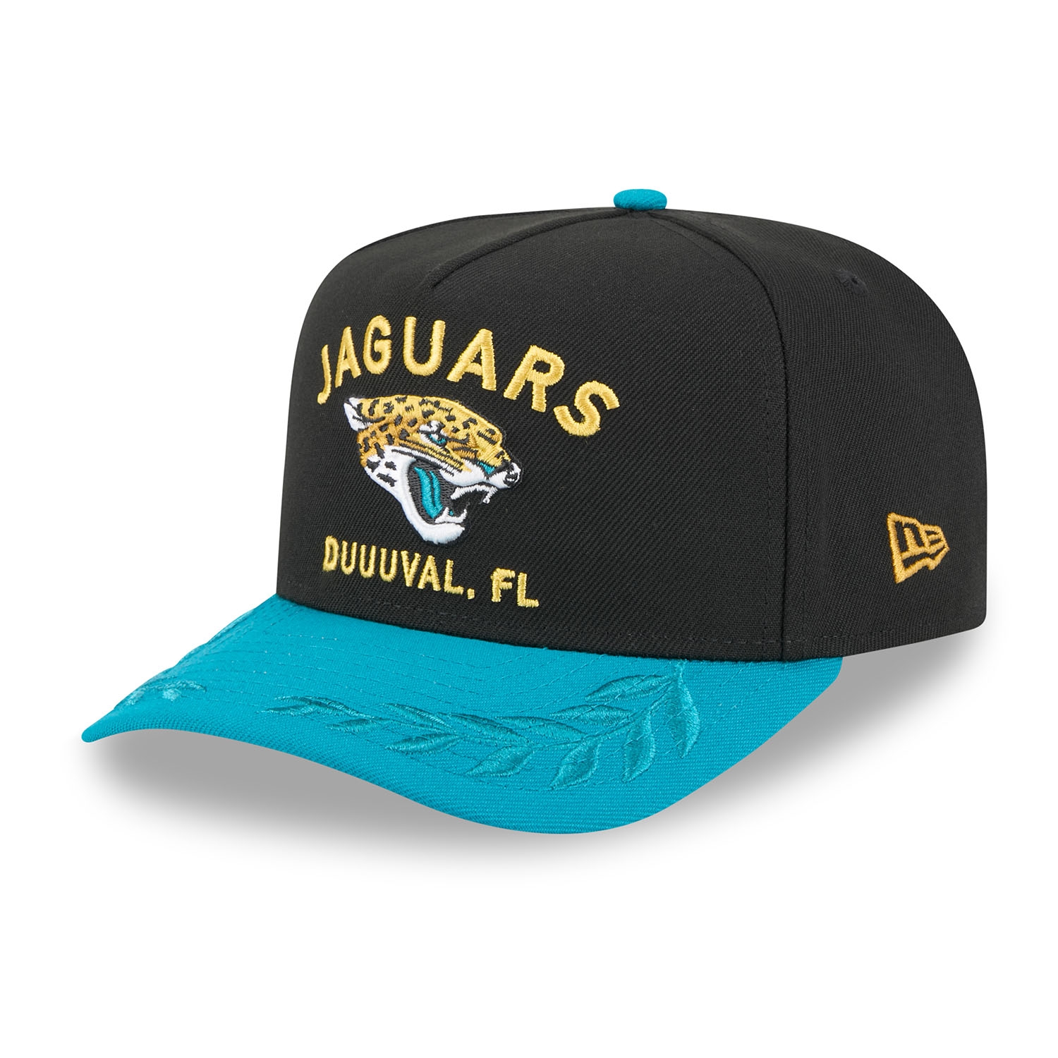 Jacksonville Jaguars 2025 NFL Draft New Era 9FIFTY A-Frame Snapback Cap Black