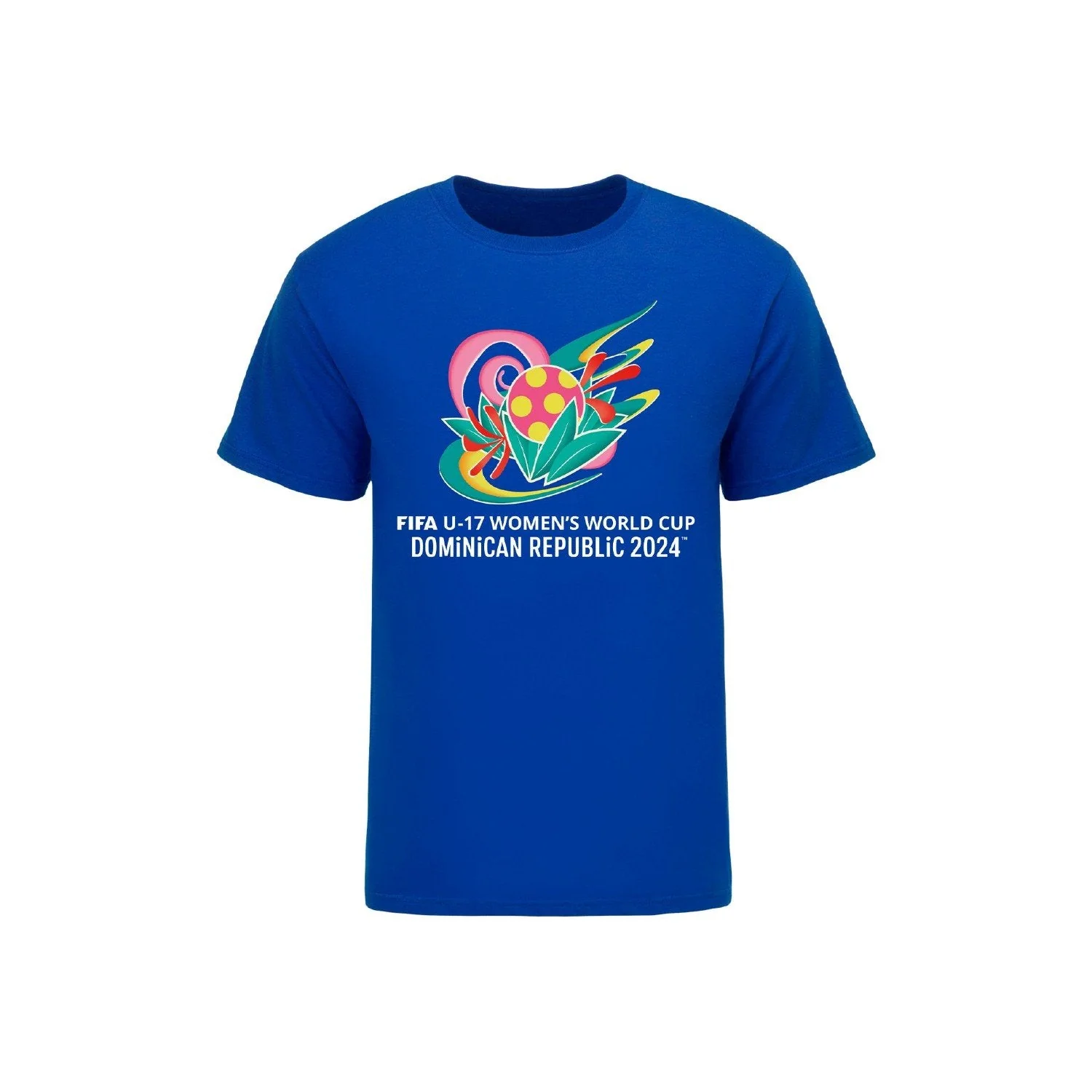 World football competition U-17 Women's World Cup Dominican Republic 2024™ Blue Burst T-Shirt - Men's