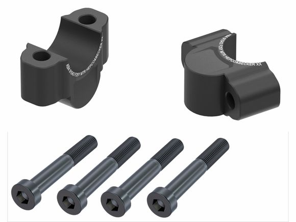 Hepco & Becker 25 mm handlebar riser - blackYAMAHA 700 TENERE 700 - 2019 - 2024Ref: HBE04872A / 42354564 25 01