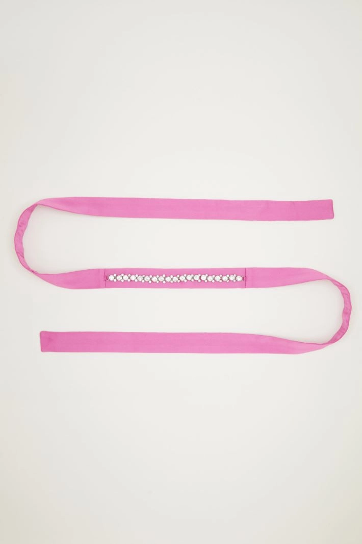 Jewelled belt - FUCHSIA