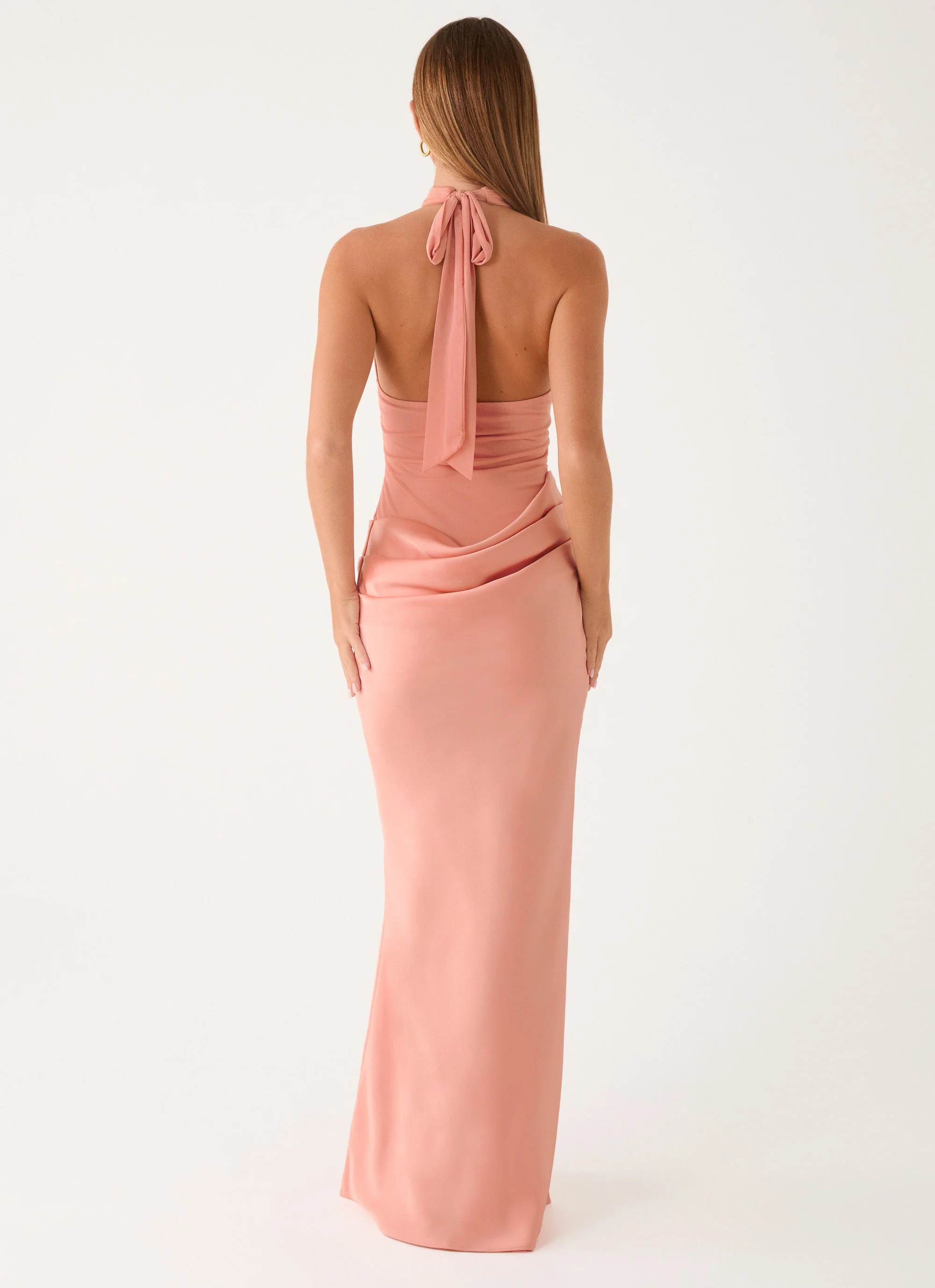 Kiyah Maxi Dress - Peach