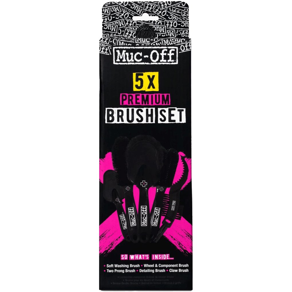 Muc-Off 5x Premium Brush Kit