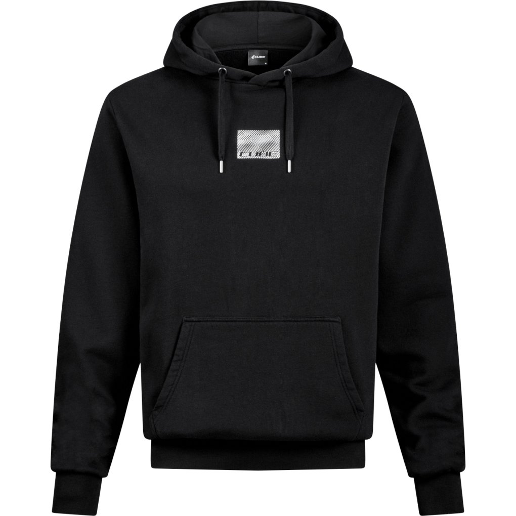 CUBE After Race Organic Grid Hoodie Men - black