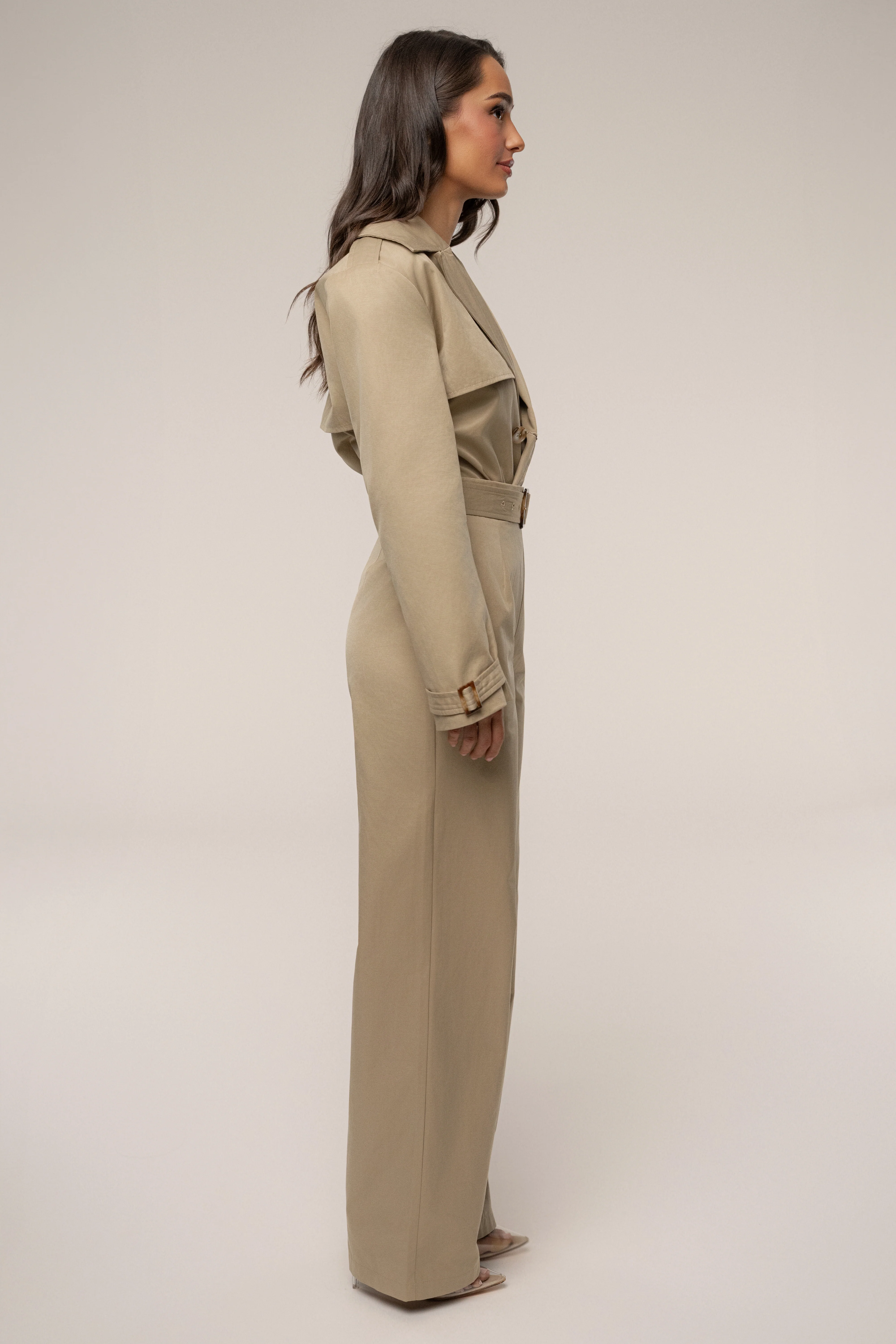 KhaKi Uncharted Belted Trouser