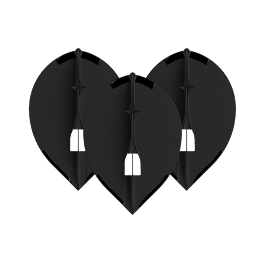 L-Style Champagne L2PRO Teardrop Flights - Black