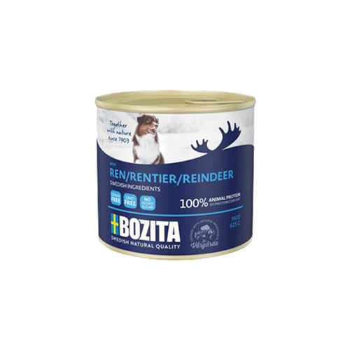 Bozita Pâté Dog - Reendeer - 6 x 625 g
