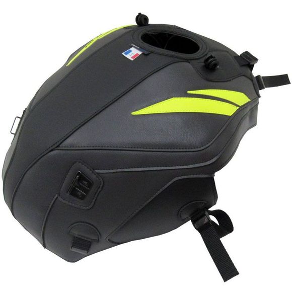 Bagster Tank Cover MAT BLACK GRAIN/SPACE/DECO FLUORESCENT YELLOWYAMAHA 700 MT-07 ABS - 2018 - 2019Ref: 1738B