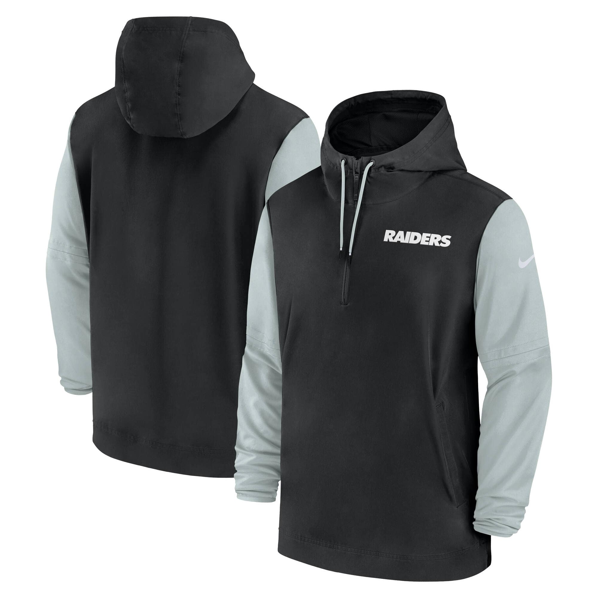 Las Vegas Raiders 2024 NFL Sideline Pre-Game Nike Lightweight Player Jacket Black
