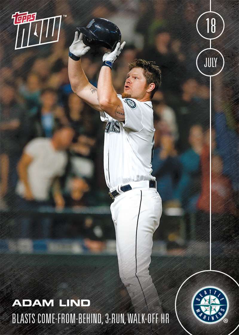 Adam Lind - 7/18/16 TOPPS NOW® Card 263 - Print Run: 267