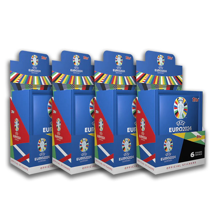 Official Euro 2024 Sticker Collection - Full Box Bundle (200 packets)