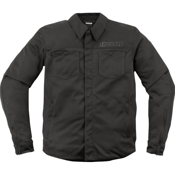 Icon UPSTATE MESH Motorcycle Jacket - BlackRef: IC0845