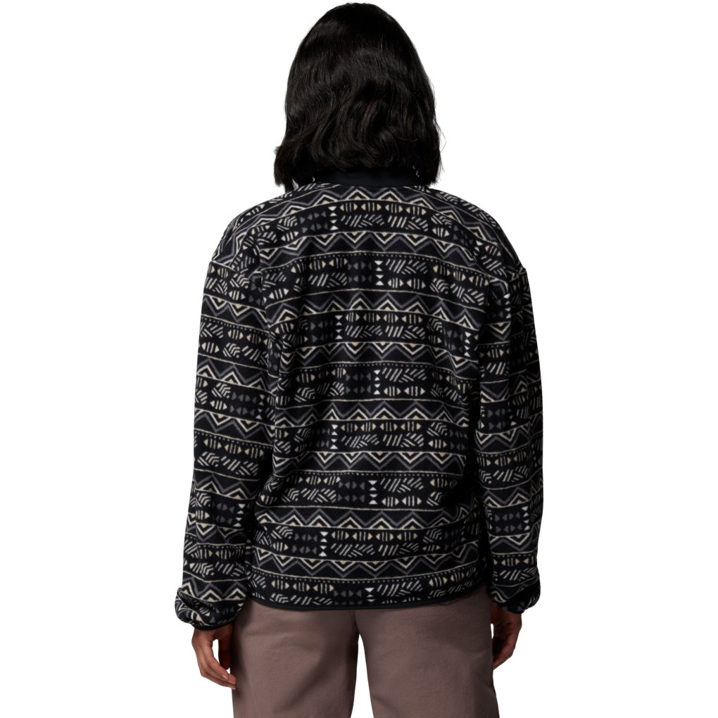 Columbia Sequoia Grove Printed Half Zip Fleece Pullover Women - Black/Horizons