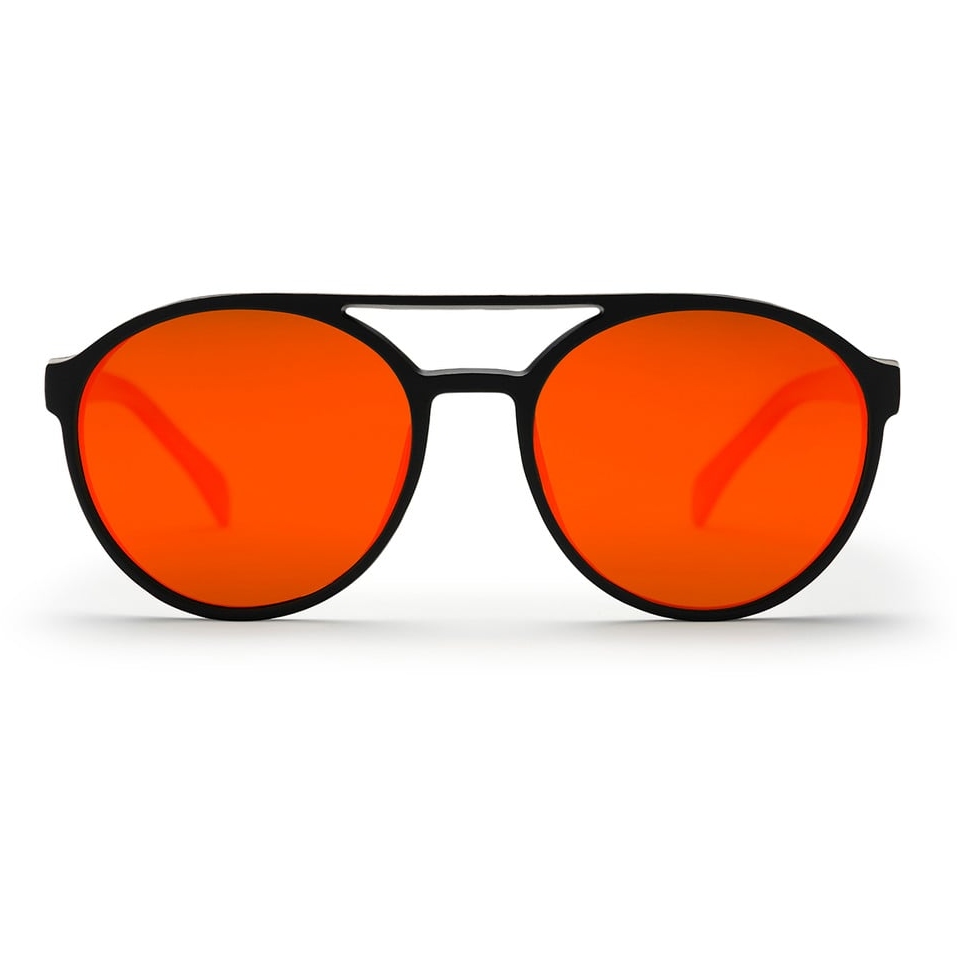 CHPO Rickard Glasses - Black / Red Mirror