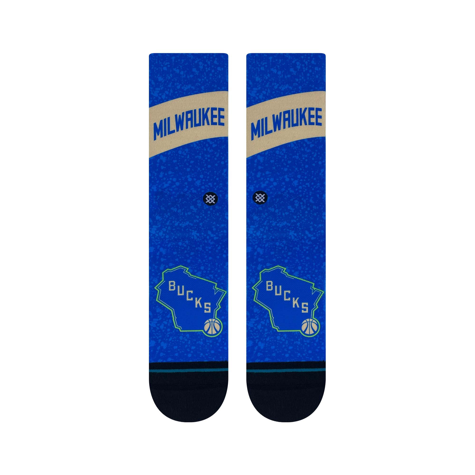 Milwaukee Bucks 2023/24 NBA City Edition Stance Crew Socks
