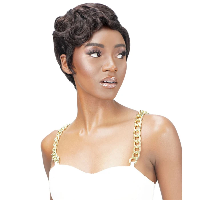 Zury Sis Ms. Wisdom Salt & Pepper 100% Human Hair Full Wig - ZEN