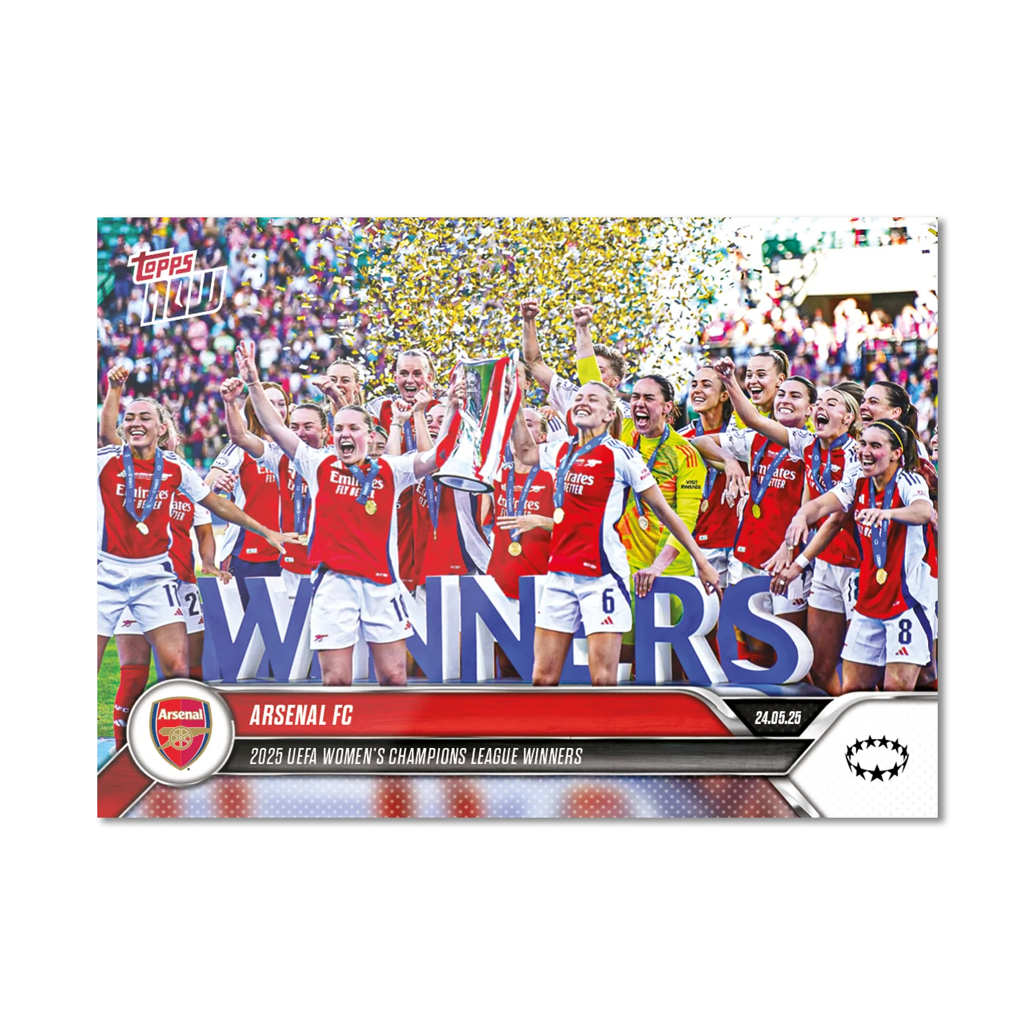 Arsenal FC - 2024-25 UWCL Topps NOW® - Card 27