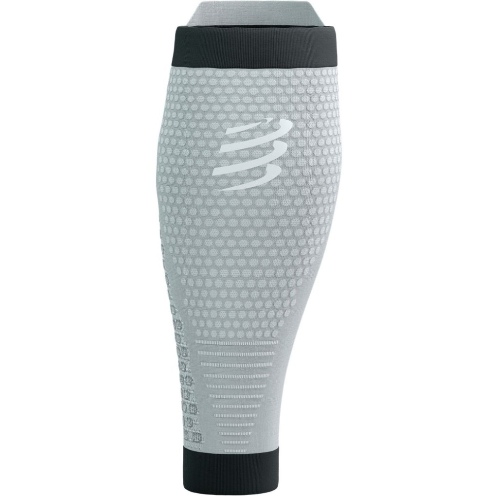 Compressport R2 3.0 Compression Calf Sleeves - grey melange/black