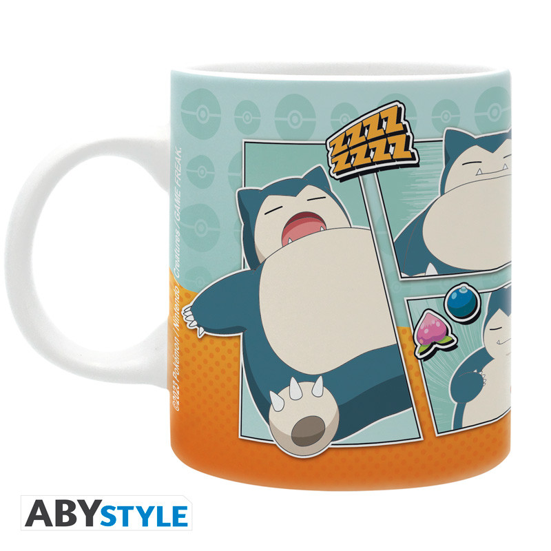 POKEMON Mug Snorlax Comic Strip
