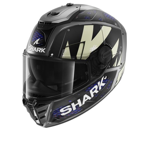 Shark SPARTAN RS STINGREY Full-Face Helmet - Gray / WhiteRef: Sh1675-C65279