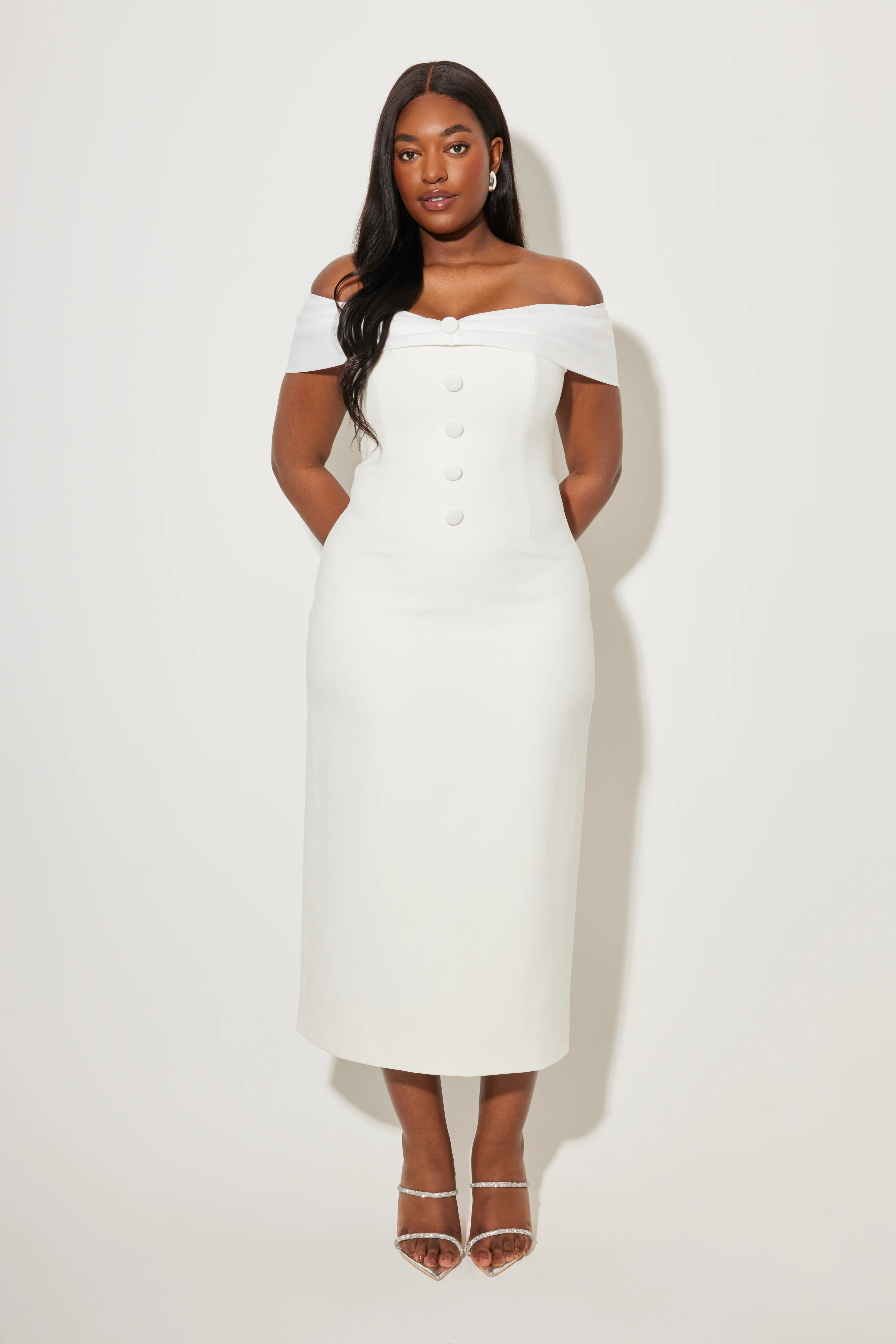 Bow Midi Dress