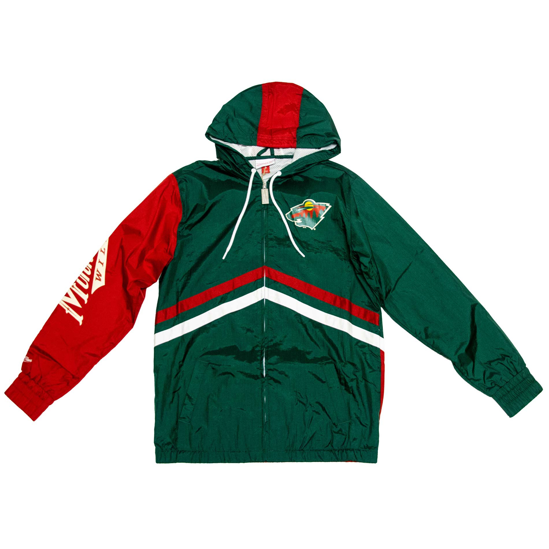 Minnesota Wild Undeniable Mitchell & Ness NHL Windbreaker Jacket