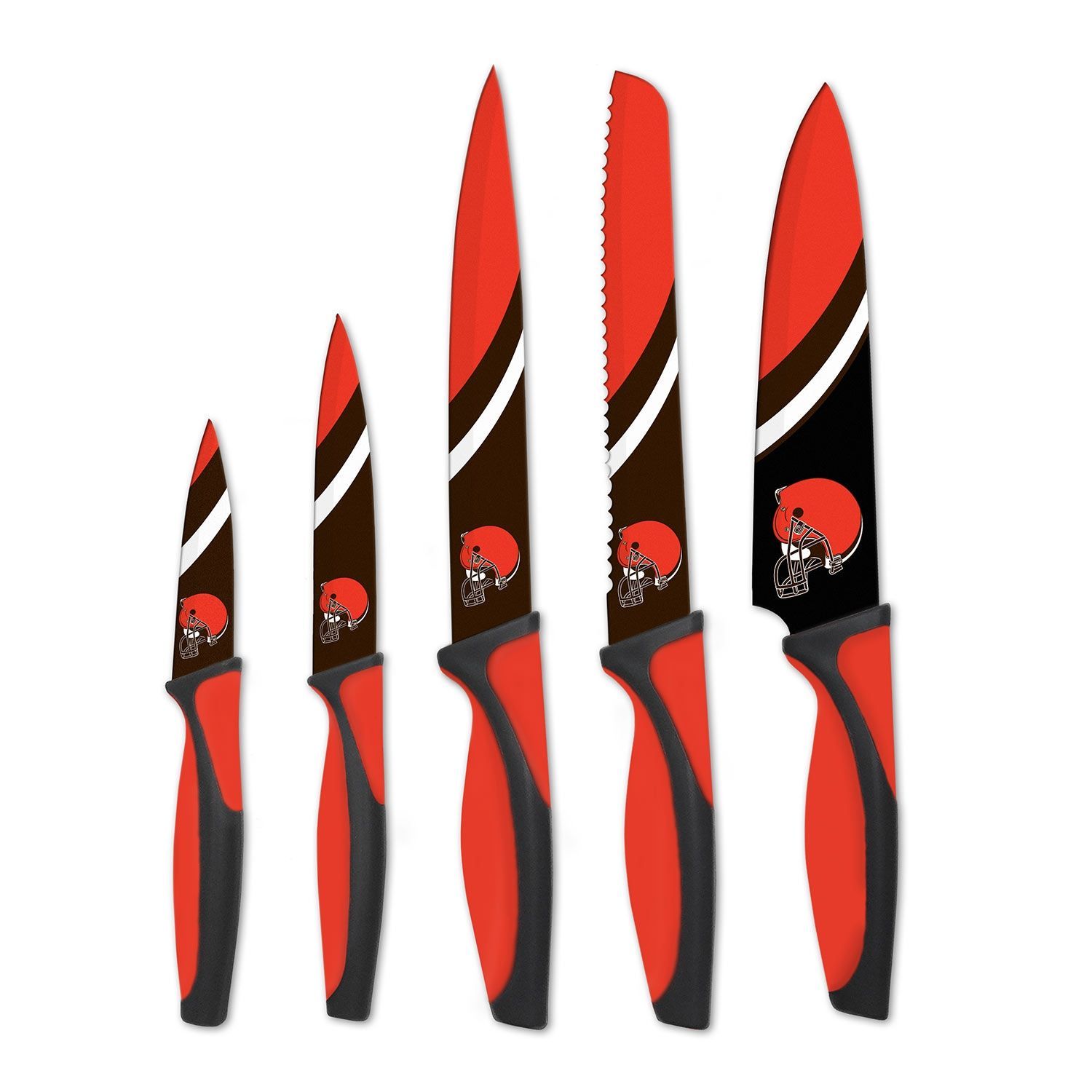 Cleveland Browns NFL 5-Piece Kitchen Knife Set