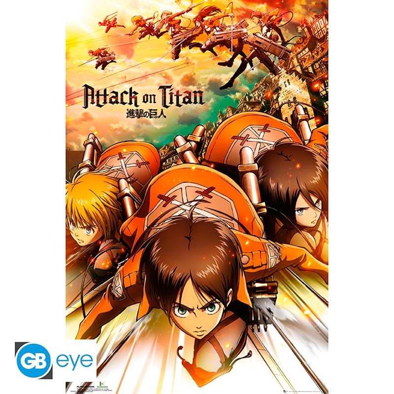 ATTACK ON TITAN Poster Attack (91.5x61cm)