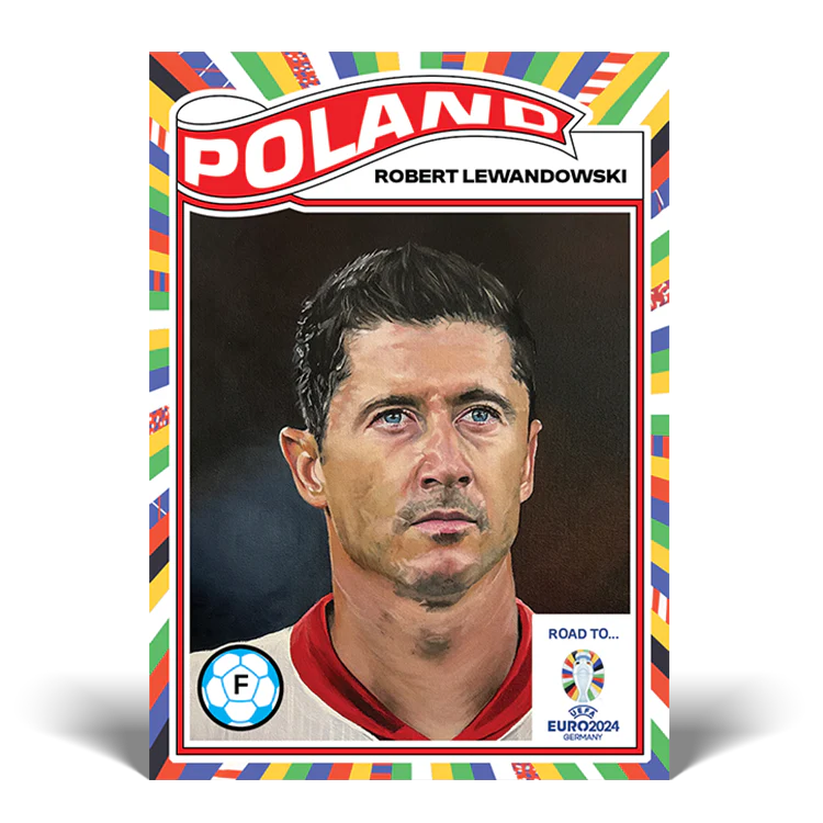 Road to UEFA EURO 2024 Living Set Card 8 - Robert Lewandowski