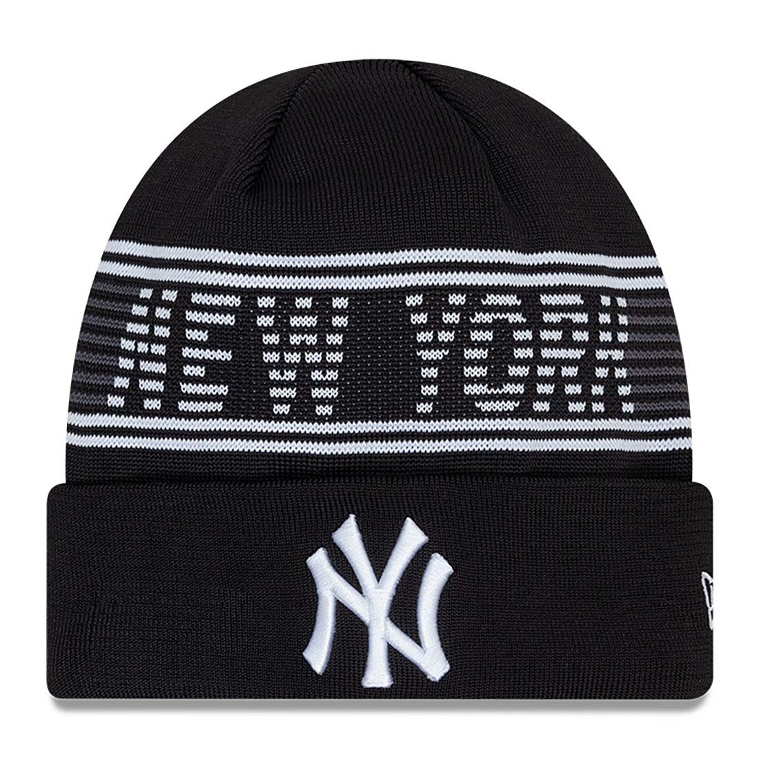 New York Yankees Black Colorway 2024 MLB Clubhouse New Era Beanie Knit