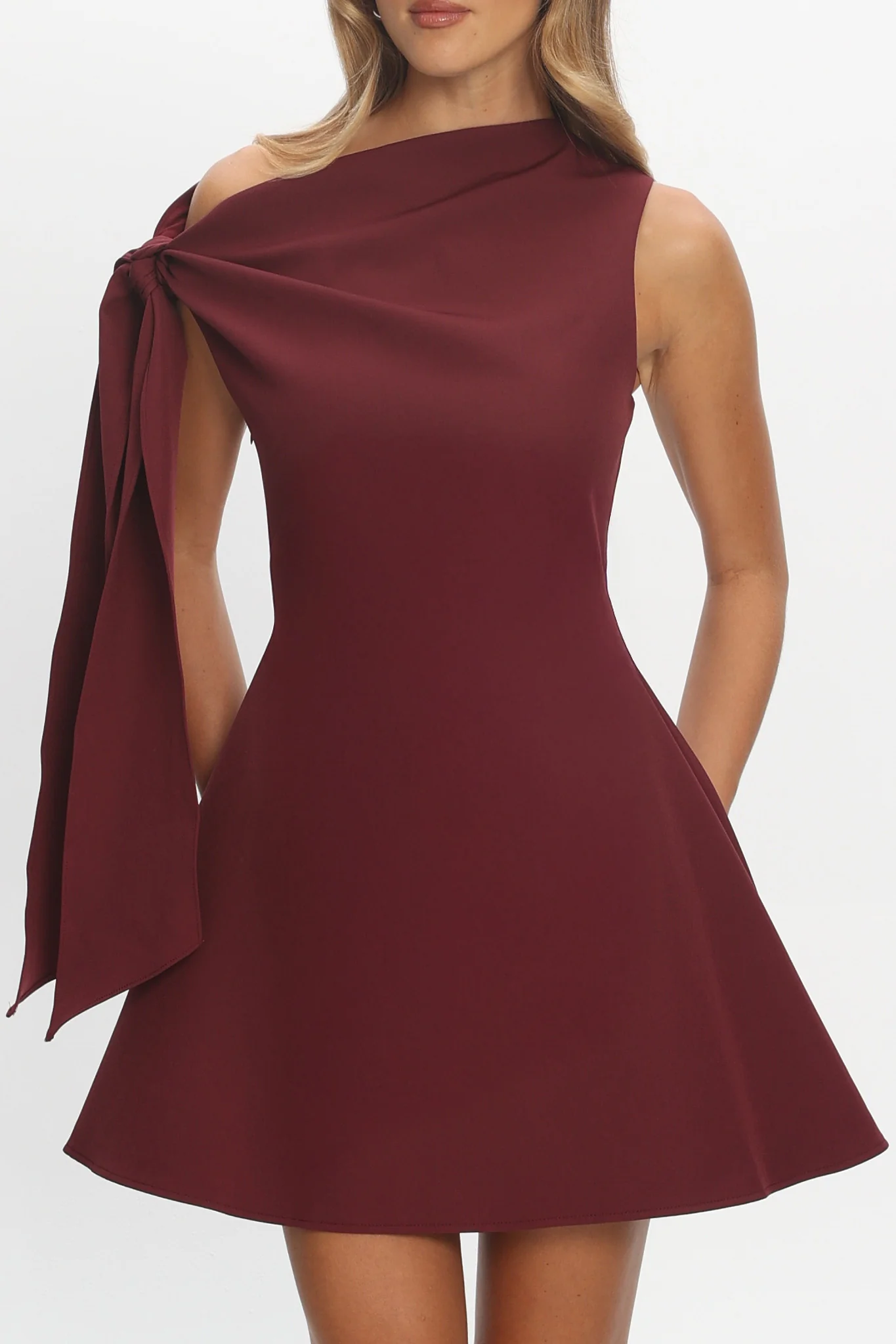 It’s A Match Mini Dress Burgundy